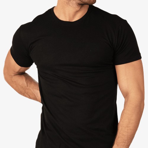 ATOMBODY Plain Collection T-Shirt Black