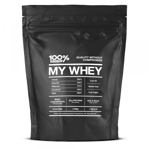 100% NUTRITION MY WHEY 400g