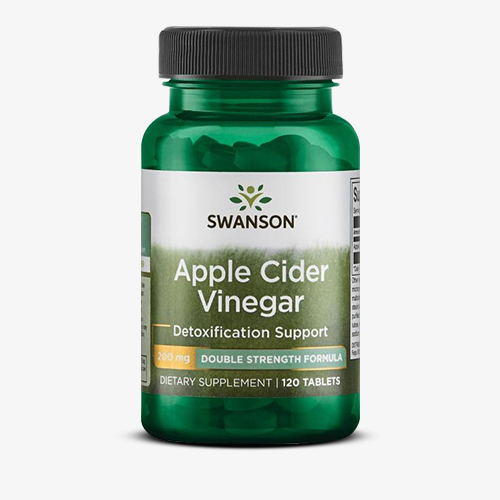 SWANSON Apple Cider Vinegar 200mg Double-Strength - 120 tablets