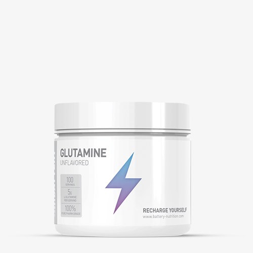 BATTERY NUTRITION GLUTAMINE 500g Unflavored Aminos