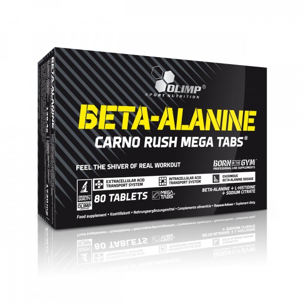 OLIMP Beta-Alanine Carno Rush Mega Tabs 80 Tabletten