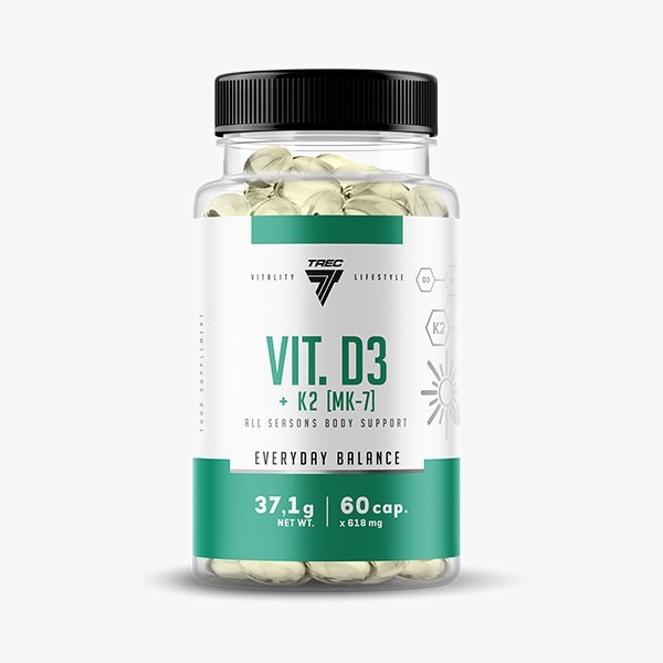 TREC NUTRITION VIT. D3+K2 (MK-7) 60cap