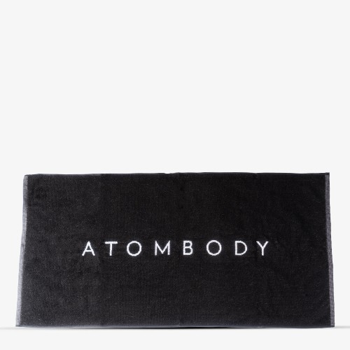 ATOMBODY Handtuch schwarz NEU
