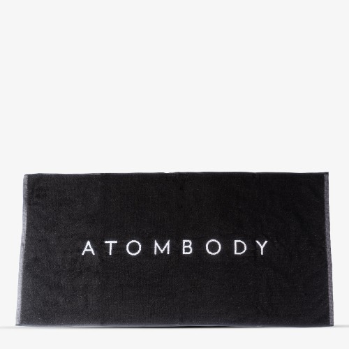 ATOMBODY Handtuch, Schwarz NEU