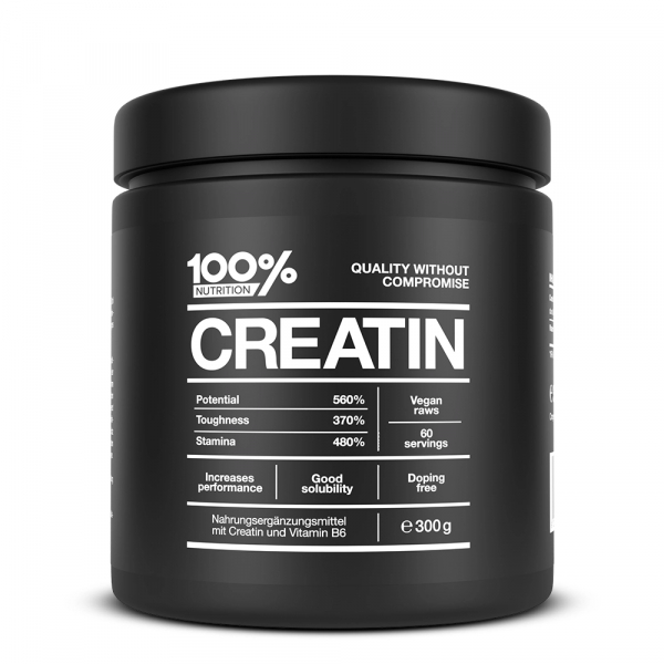 100% NUTRITION CREATINE Monohydrate 300g