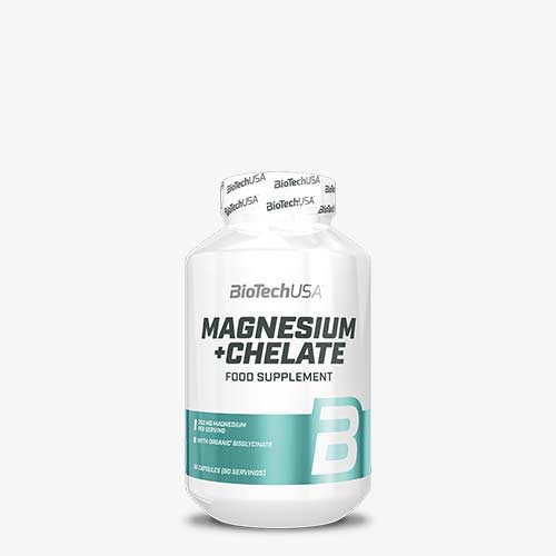 BIOTECHUSA Magnesium + Chelate 60 Kapseln Vitamine und Mineralien