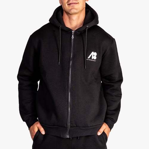 ATOMBODY Zipper Men black