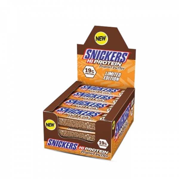 MARS PROTEIN Snickers High Protein Bar 12x57g Peanut Butter Bars und Snacks