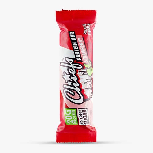 CHIEFS Protein Bar 12x55g - Strawberry - MHD 10.07.2023