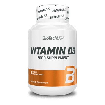 BIOTECHUSA Vitamin D3 60 Tabletten Vitamine und Mineralien