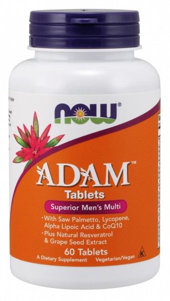NOW FOODS - Adam Multi-Vitamin for Men 60 Tabletten