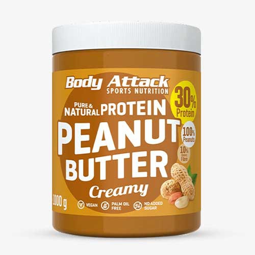 BODY ATTACK Peanut Butter creamy, 1000g Food