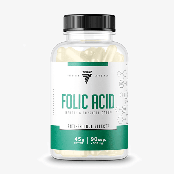 TREC NUTRITION FOLIC ACID 90cap