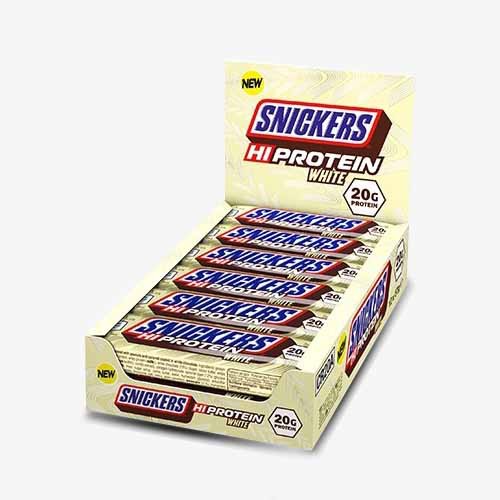 MARS PROTEIN Snickers High Protein Bar 12x57g White Chocolate Bars und Snacks