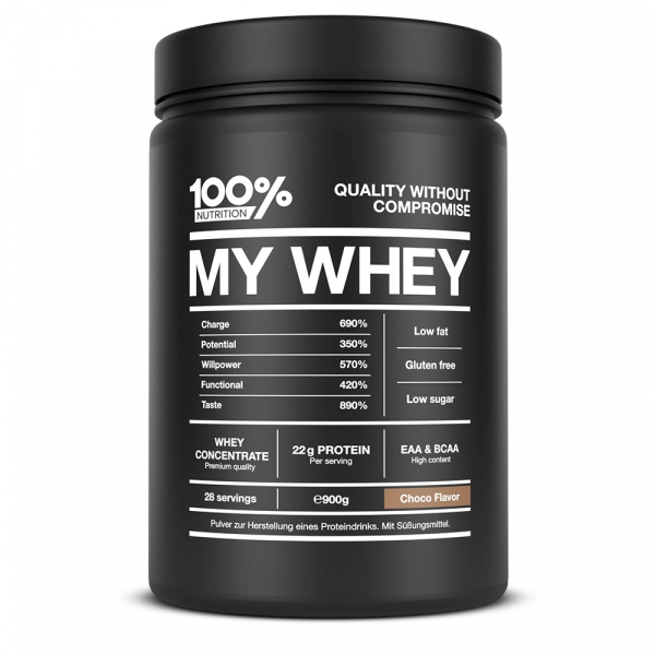 100% NUTRITION MY WHEY 900g