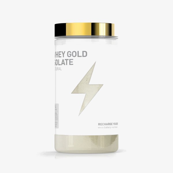 BATTERY NUTRITION WHEY GOLD ISOLATE NATURAL, 600g Proteine