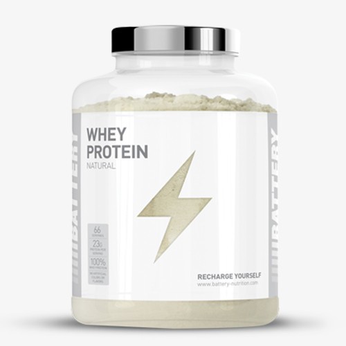 BATTERY WHEY PROTEIN NATURAL 2000g Proteine