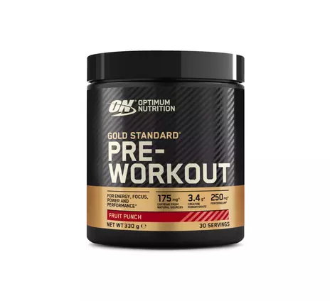 OPTIMUM NUTRITION Gold Standard PreWorkOut 300g - Fruit Punch - MHD 31.10.2023