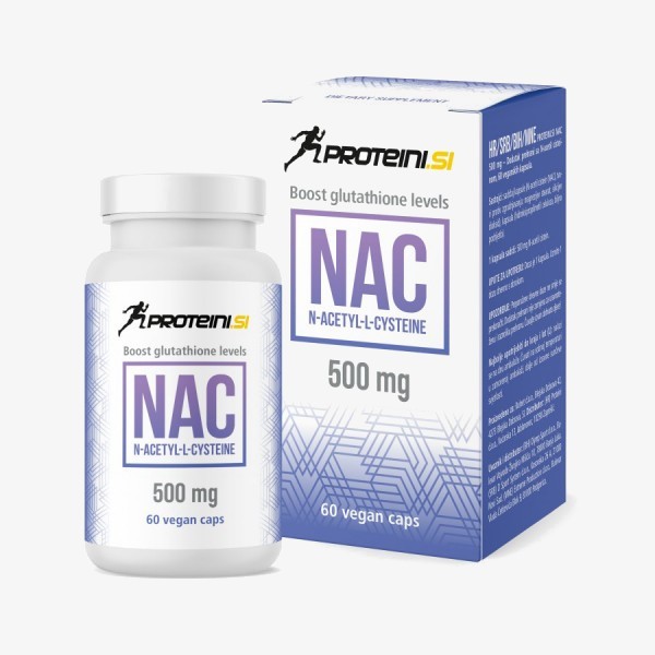 PROTEINI.SI NAC 500mg 60 veg. Kapseln